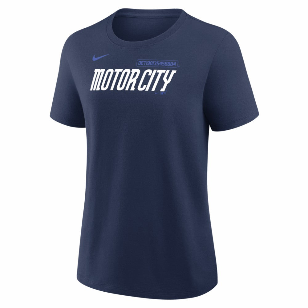 Tarik Skubal Detroit Tigers Women's City Connect Name & Number T-Shirt Navy | Nike
