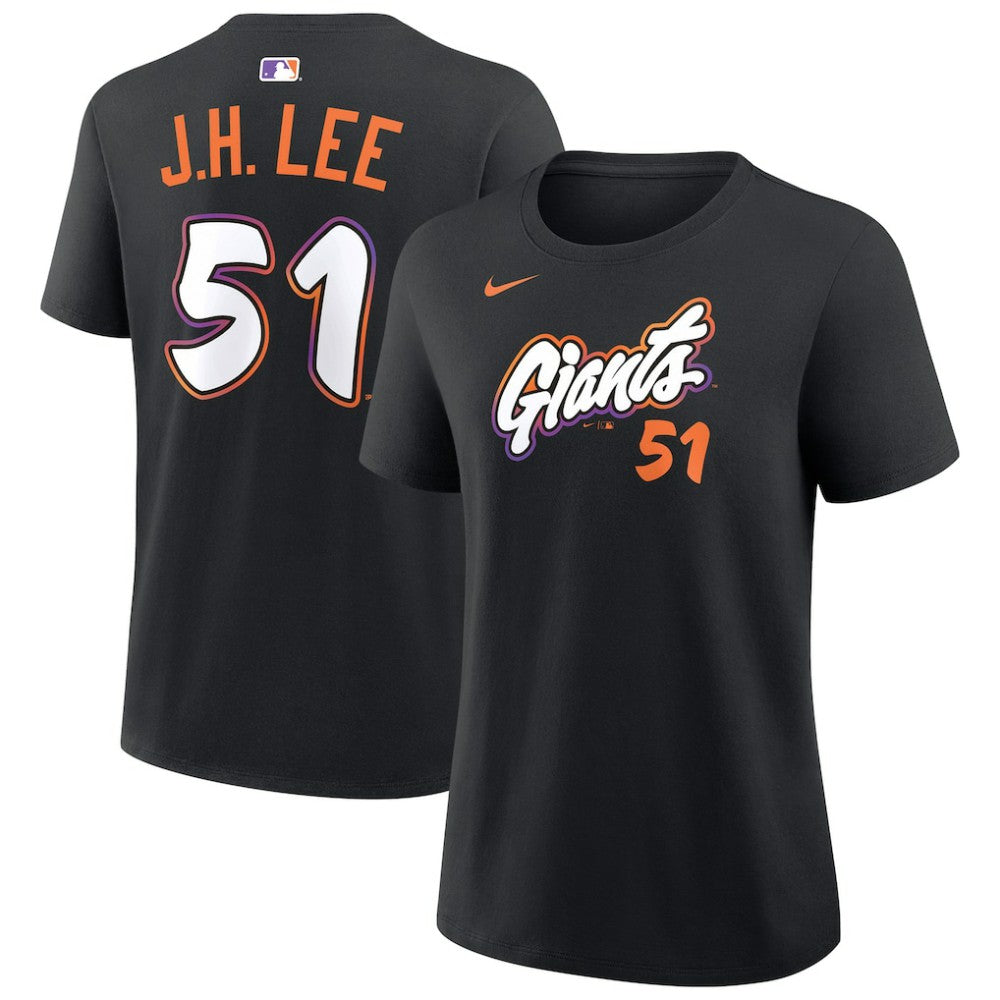Jung Hoo Lee San Francisco Giants Women's City Connect Name & Number T-Shirt Black | Nike