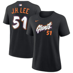 Jung Hoo Lee San Francisco Giants Women's City Connect Name & Number T-Shirt Black | Nike