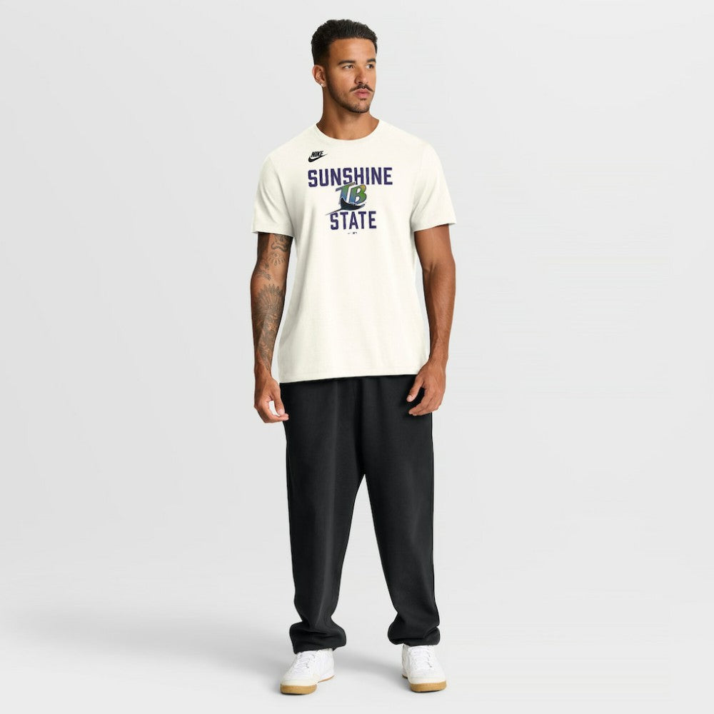 Tampa Bay Rays Cooperstown Collection ‘70s Inspired T-Shirt Cream | Nike