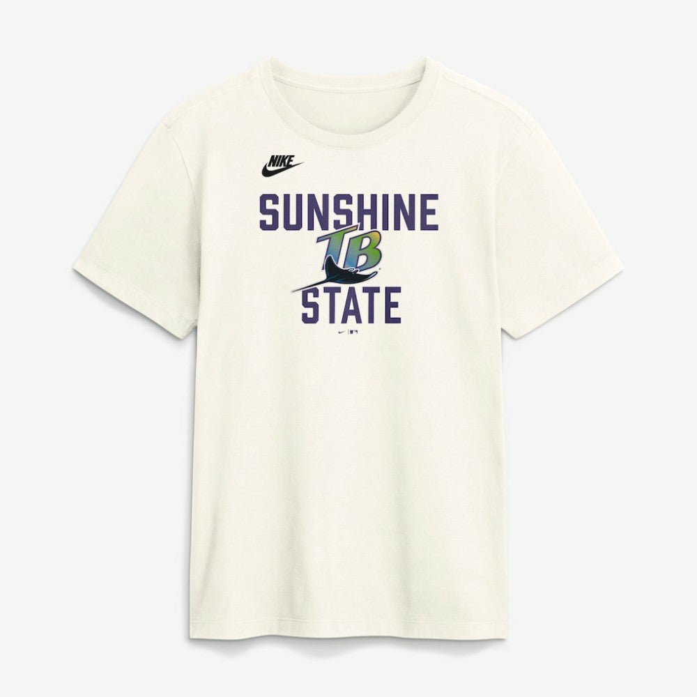 Tampa Bay Rays Cooperstown Collection ‘70s Inspired T-Shirt Cream | Nike