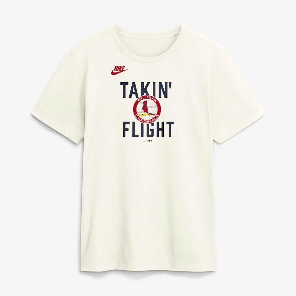 St. Louis Cardinals Cooperstown Collection ‘70s Inspired T-Shirt Cream | Nike