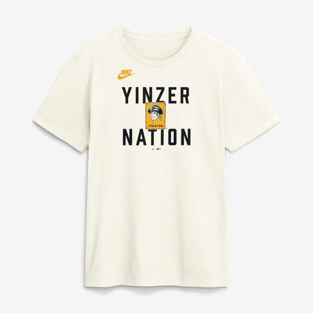 Pittsburgh Pirates Cooperstown Collection ‘70s Inspired T-Shirt Cream | Nike