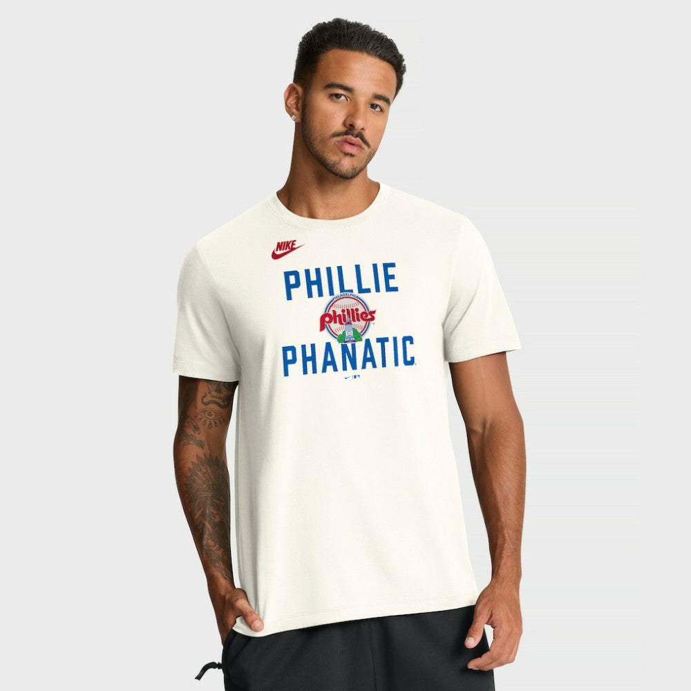 Philadelphia Phillies Cooperstown Collection ‘70s Inspired T-Shirt Cream | Nike