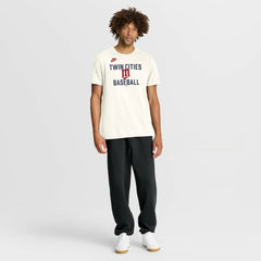 Minnesota Twins Cooperstown Collection ‘70s Inspired T-Shirt Cream | Nike