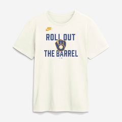 Milwaukee Brewers Cooperstown Collection ‘70s Inspired T-Shirt Cream | Nike