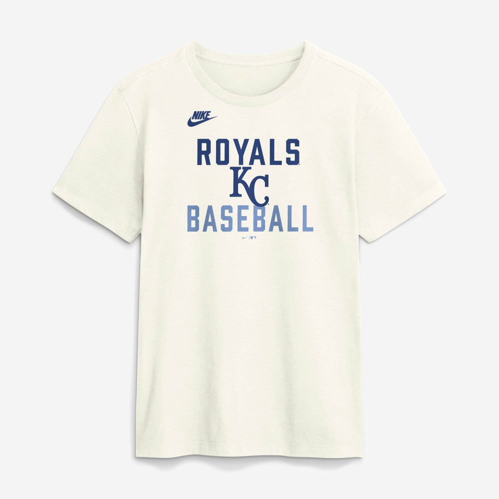 Kansas City Royals Cooperstown Collection ‘70s Inspired T-Shirt Cream | Nike
