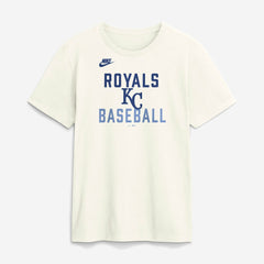 Kansas City Royals Cooperstown Collection ‘70s Inspired T-Shirt Cream | Nike