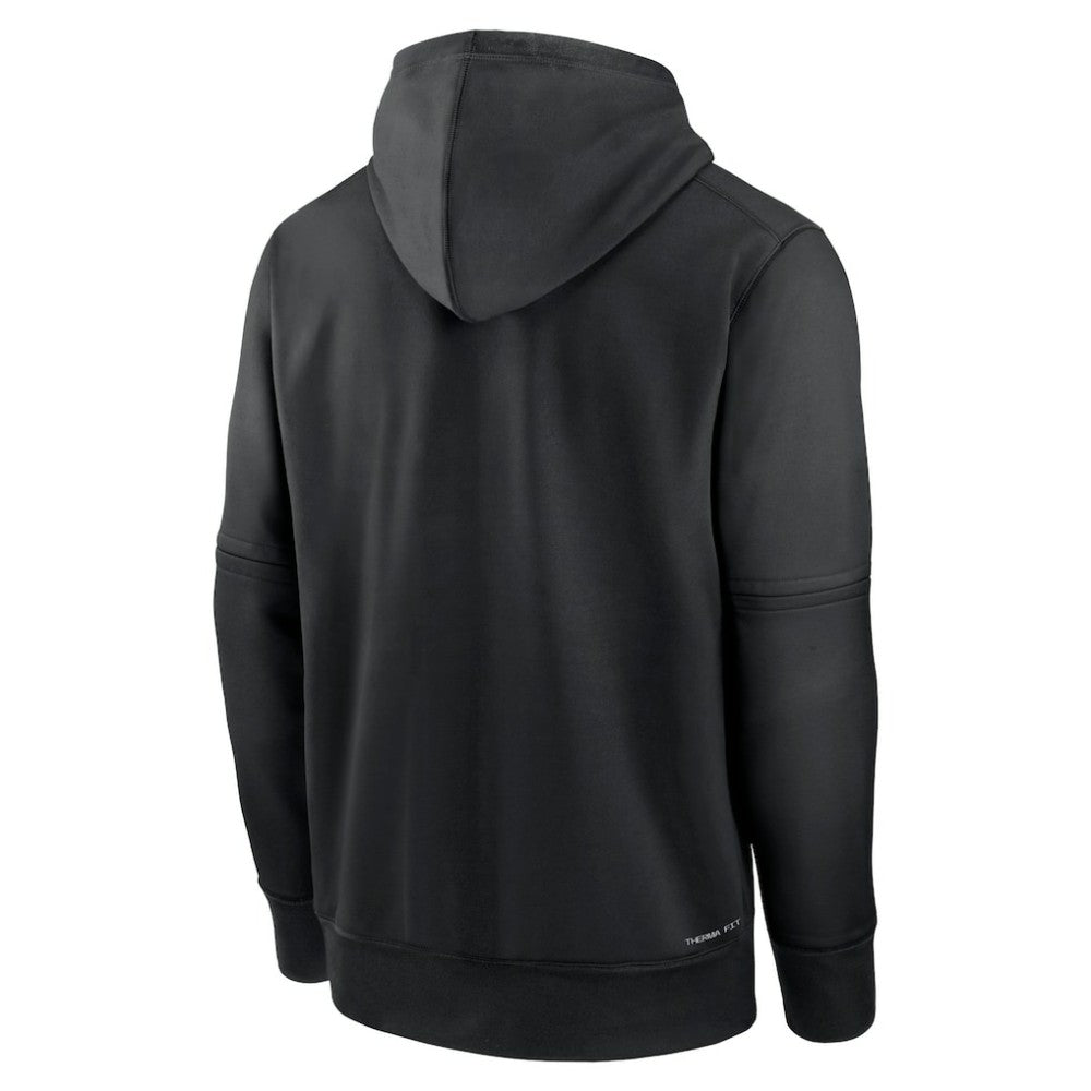 Baltimore Orioles Authentic Collection Practice Performance Pullover Hoodie Black | Nike