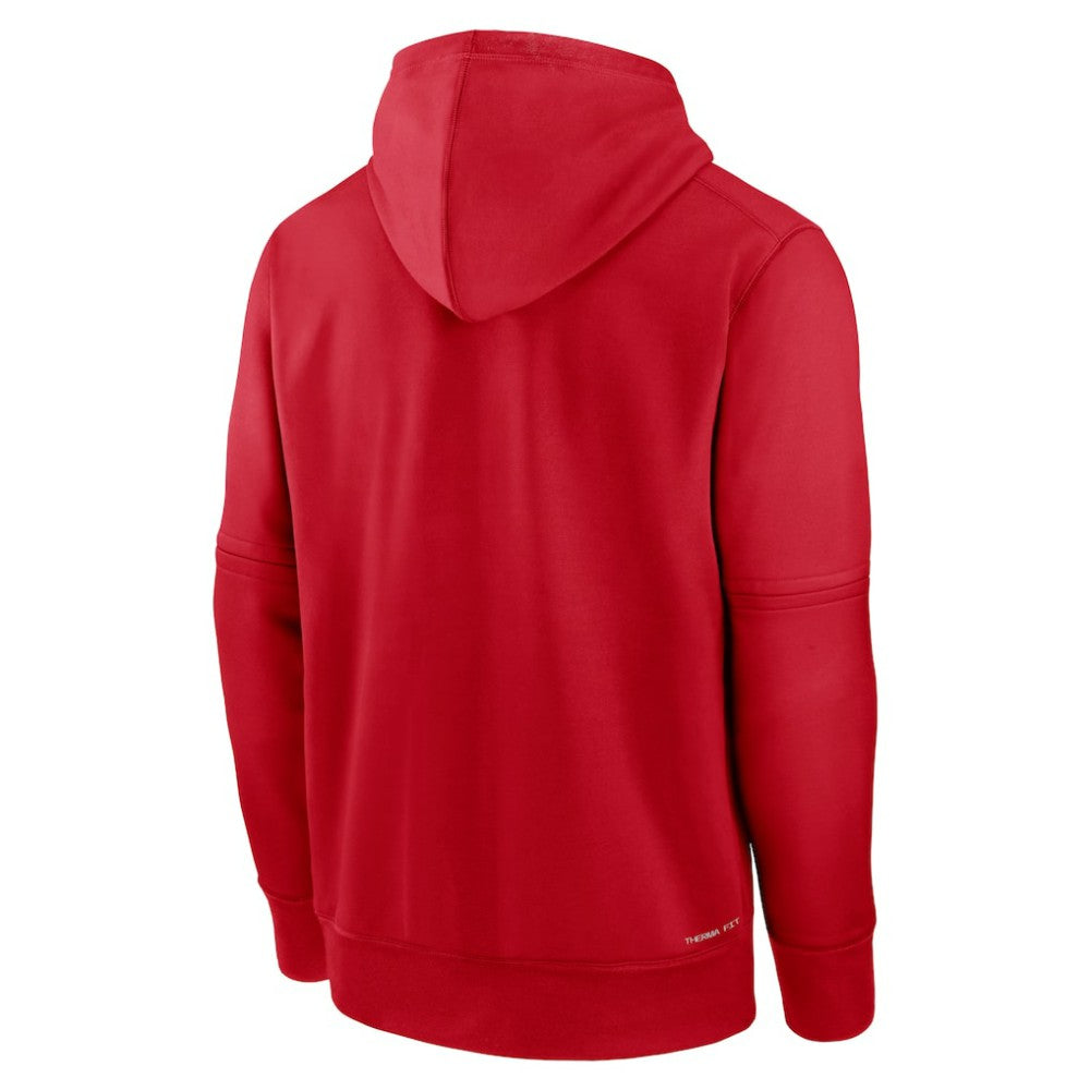 Los Angeles Angels Authentic Collection Practice Performance Pullover Hoodie Red | Nike
