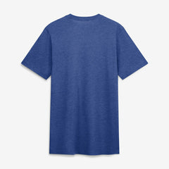 Seattle Mariners Cooperstown Logo Tri-Blend T-Shirt Heather Royal | Nike