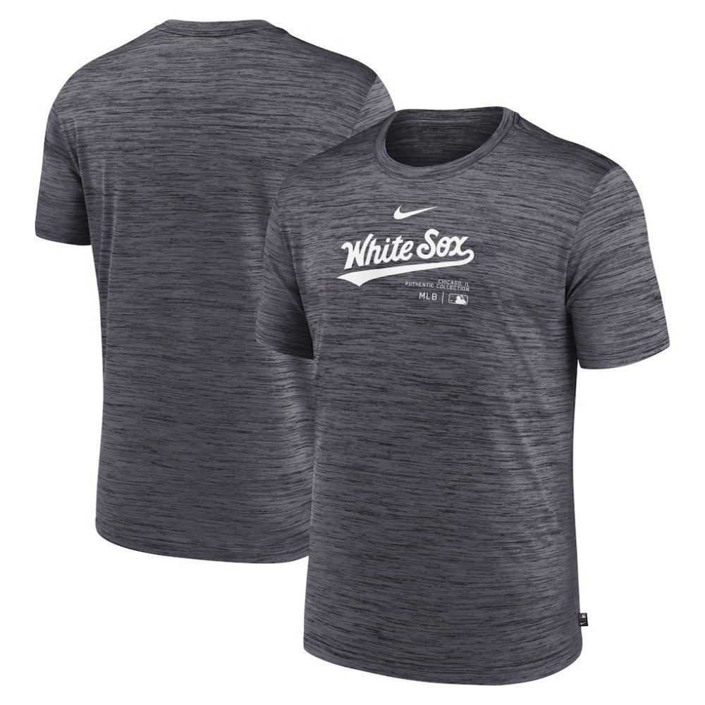 Chicago White Sox Authentic Collection Velocity Performance Practice T-Shirt Charcoal | Nike