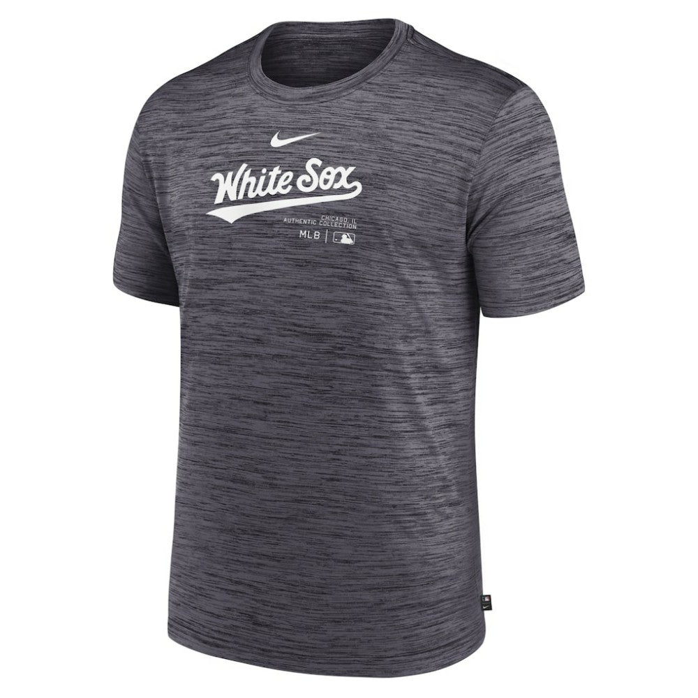 Chicago White Sox Authentic Collection Velocity Performance Practice T-Shirt Charcoal | Nike