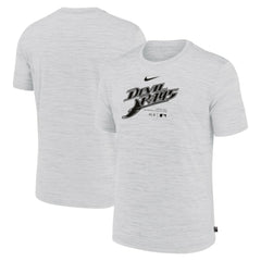 Tampa Bay Rays Authentic Collection Velocity Performance Practice T-Shirt Ash | Nike