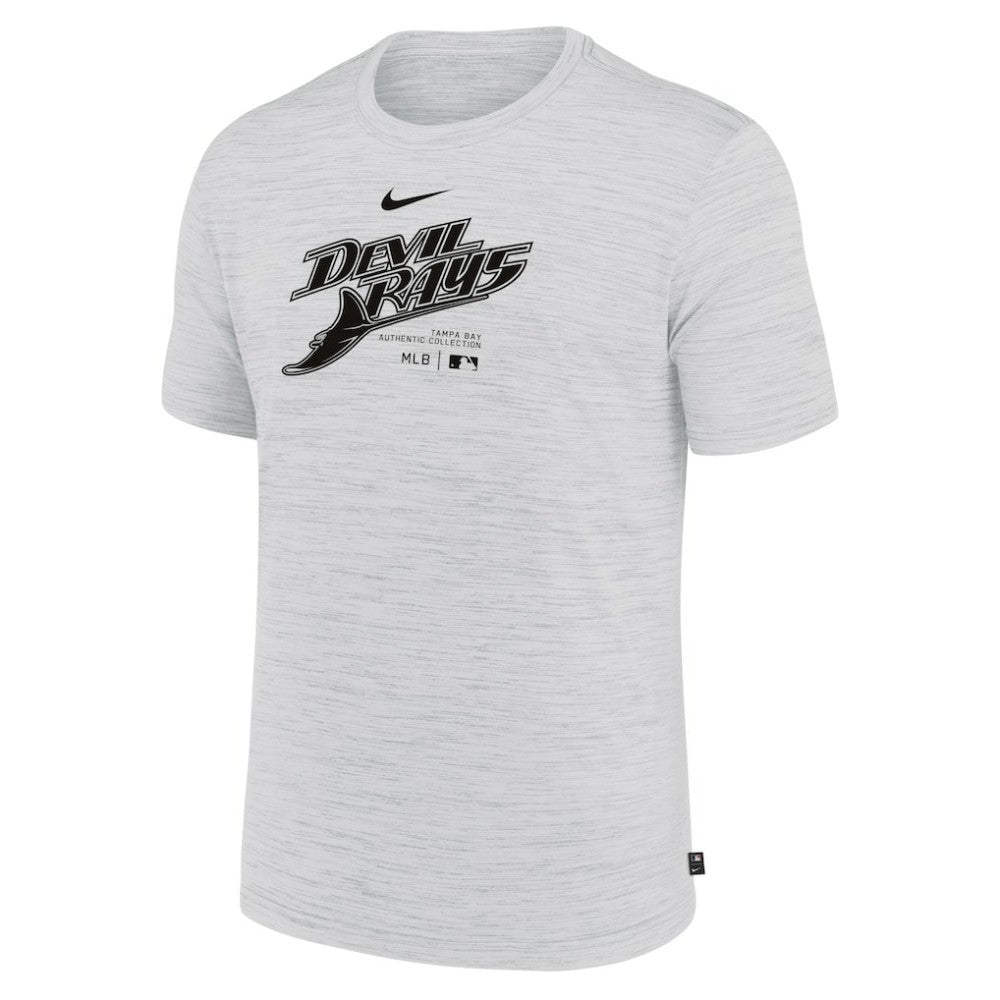 Tampa Bay Rays Authentic Collection Velocity Performance Practice T-Shirt Ash | Nike