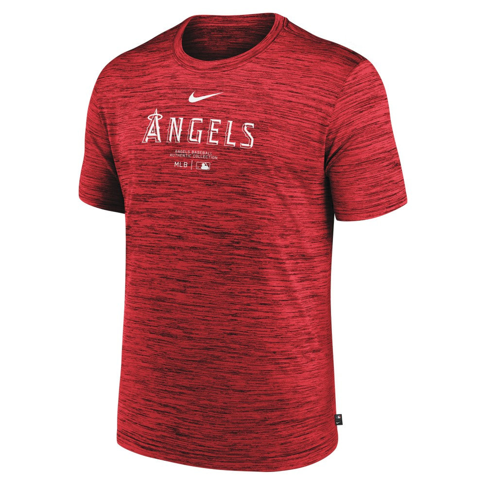 Los Angeles Angels Authentic Collection Velocity Performance Practice T-Shirt Red | Nike