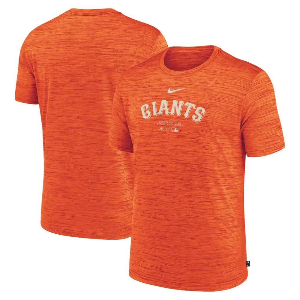 San Francisco Giants Authentic Collection Velocity Performance Practice T-Shirt Orange | Nike