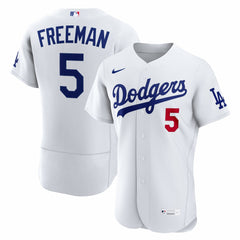 Freddie Freeman Los Angeles Dodgers Home Authentic Jersey White | Nike