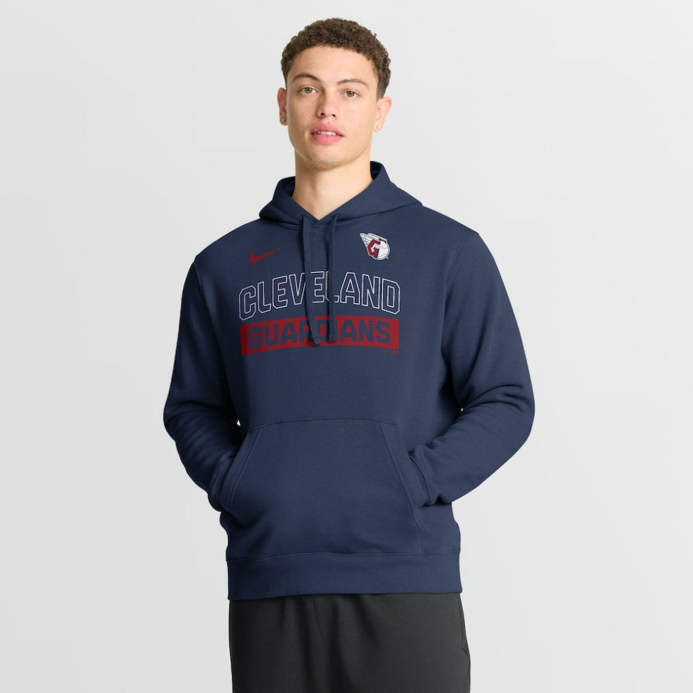 Cleveland Guardians Primetime Club Hoodie Navy | Nike