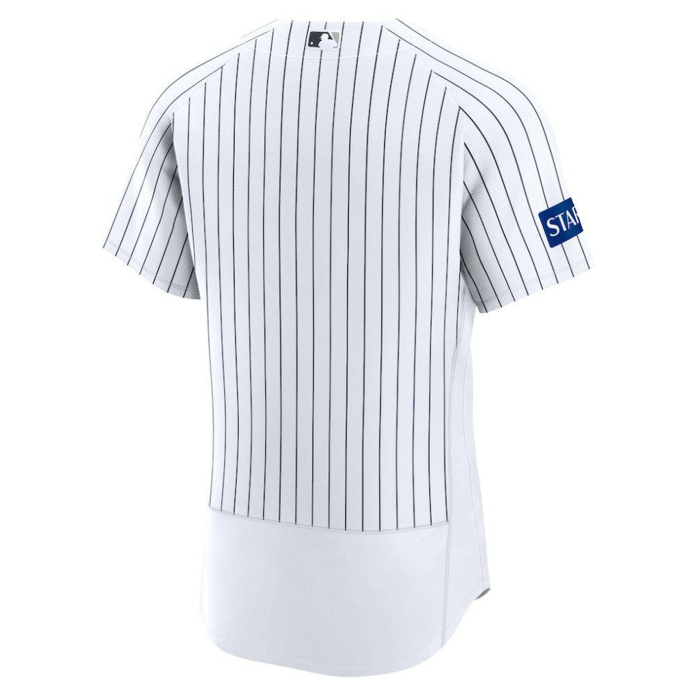 New York Yankees Home Sponsor Patch Authentic Jersey White | Nike