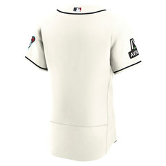 Arizona Diamondbacks Home Sponsor Patch Authentic Jersey - Cream