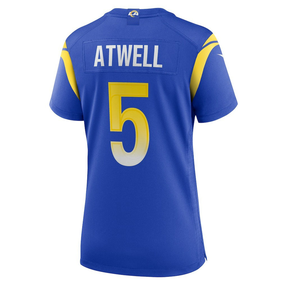 Tutu Atwell Los Angeles Rams Women's Home Game Jersey - Royal