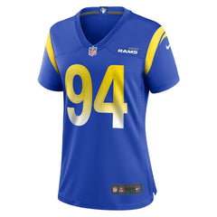 Desjuan Johnson Los Angeles Rams Women's Home Game Jersey - Royal