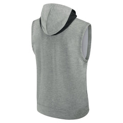 Miami Marlins Authentic Collection Early Work Dri-FIT Sleeveless Hoodie Heather Gray | Nike