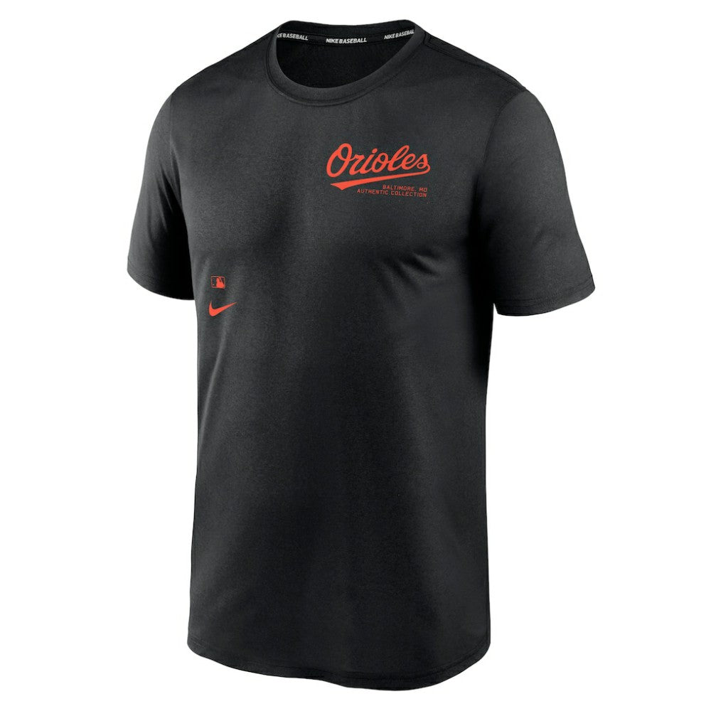 Baltimore Orioles Authentic Collection Early Work Tri-Blend Performance T-Shirt Black | Nike
