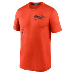Baltimore Orioles Authentic Collection Early Work Tri-Blend Performance T-Shirt Orange | Nike
