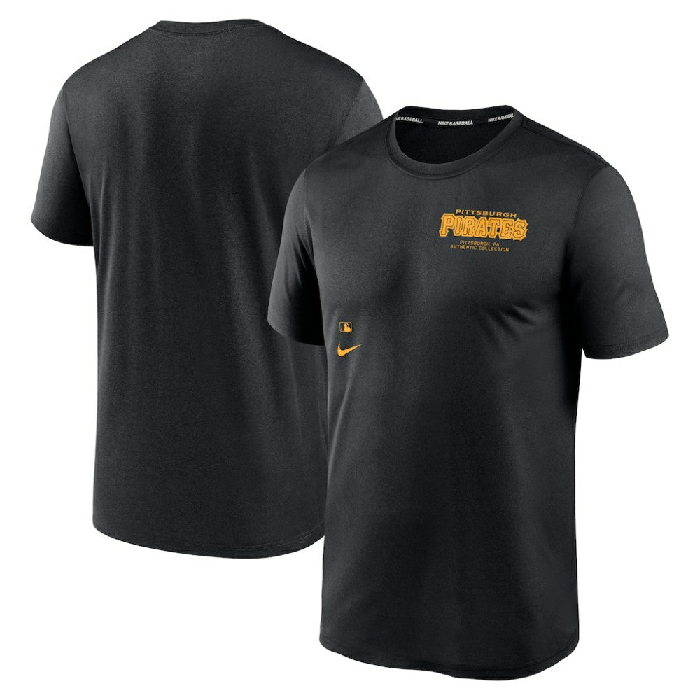 Pittsburgh Pirates Authentic Collection Early Work Tri-Blend Performance T-Shirt Black | Nike