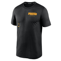 Pittsburgh Pirates Authentic Collection Early Work Tri-Blend Performance T-Shirt Black | Nike