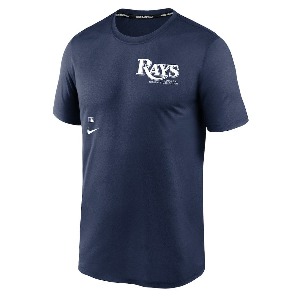 Tampa Bay Rays Authentic Collection Early Work Tri-Blend Performance T-Shirt Navy | Nike