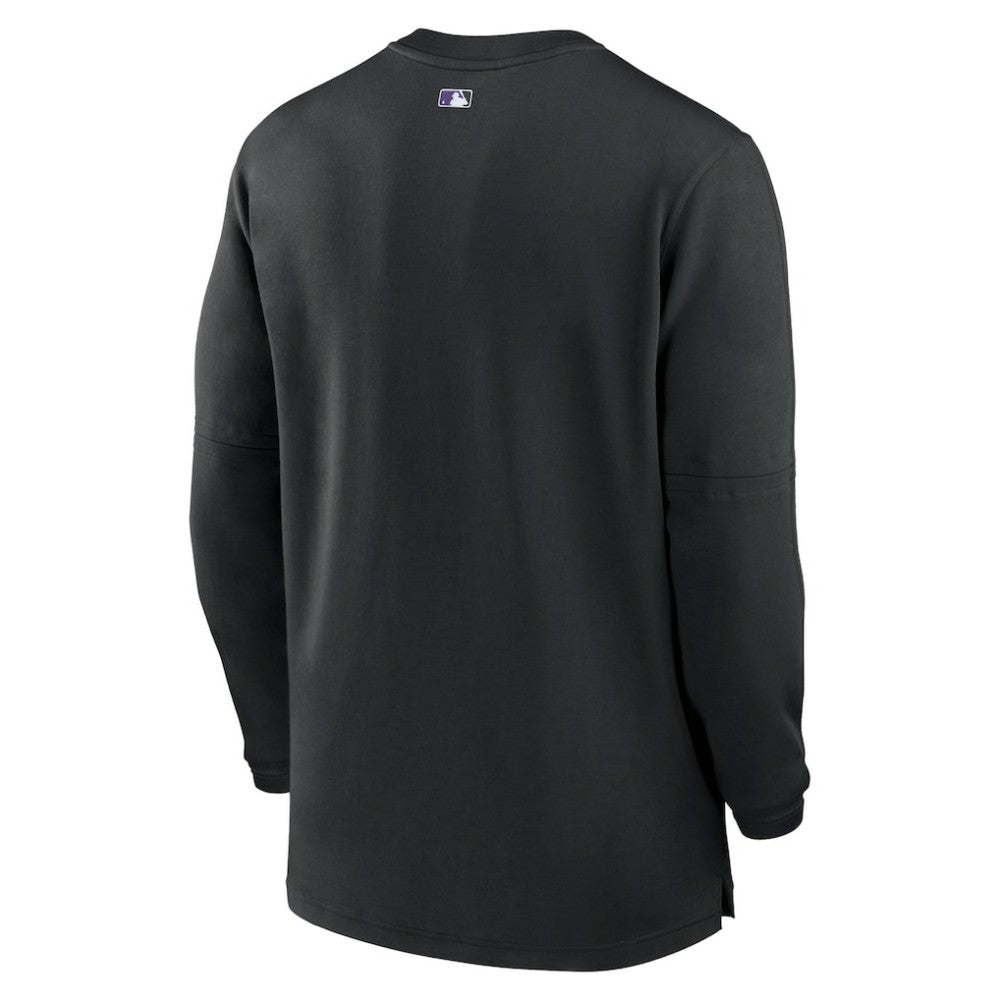 Colorado Rockies Authentic Collection Game Time Performance Quarter-Zip Top Black | Nike