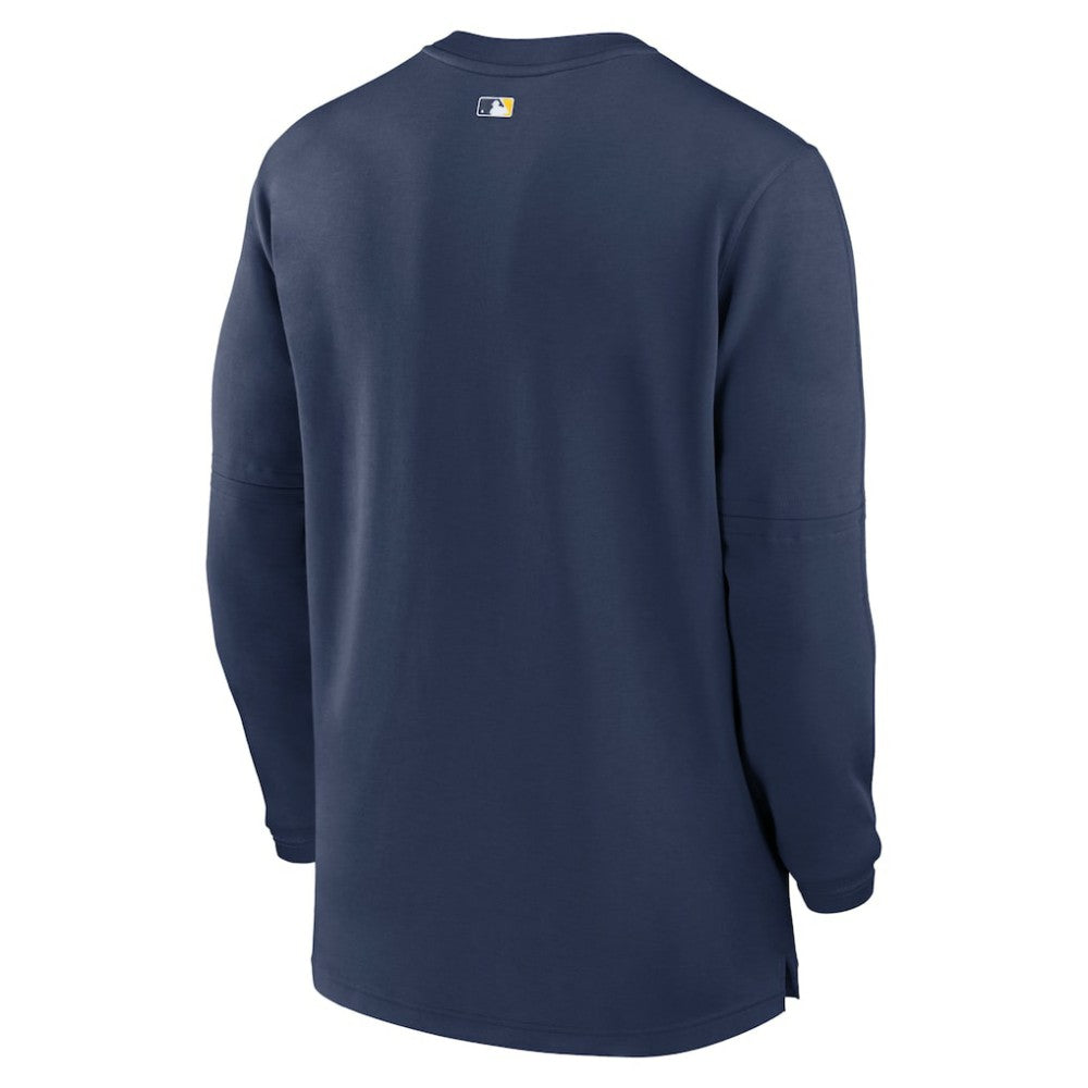 Milwaukee Brewers Authentic Collection Game Time Performance Quarter-Zip Top Navy | Nike