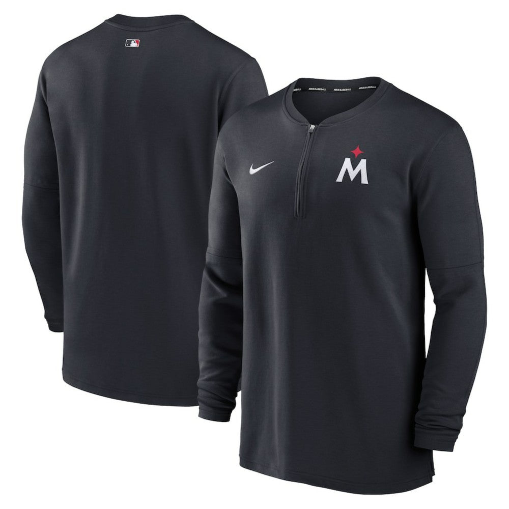 Minnesota Twins Authentic Collection Game Time Performance Quarter-Zip Top Navy | Nike