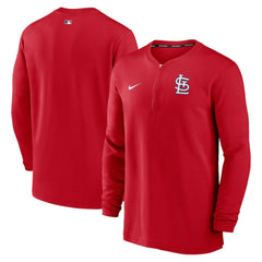 St. Louis Cardinals Authentic Collection Game Time Performance Quarter-Zip Top Red | Nike