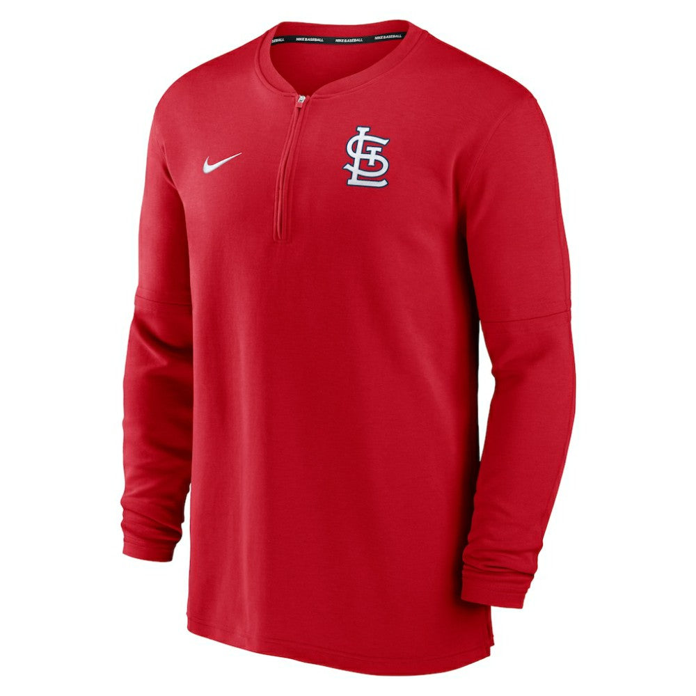 St. Louis Cardinals Authentic Collection Game Time Performance Quarter-Zip Top Red | Nike