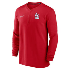 St. Louis Cardinals Authentic Collection Game Time Performance Quarter-Zip Top Red | Nike