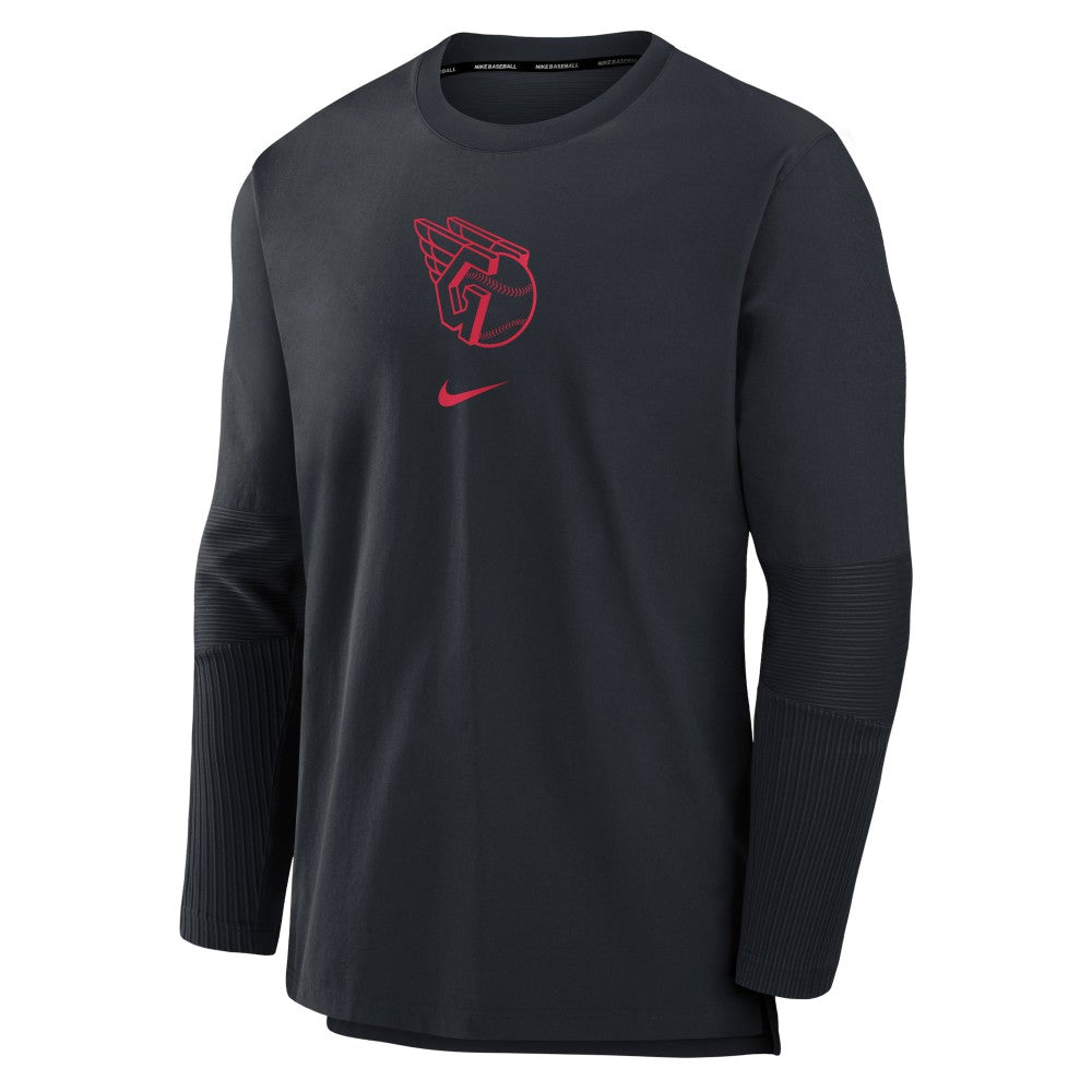 Cleveland Guardians Authentic Collection Player Dri-FIT Lightweight Pullover Navy | Nike