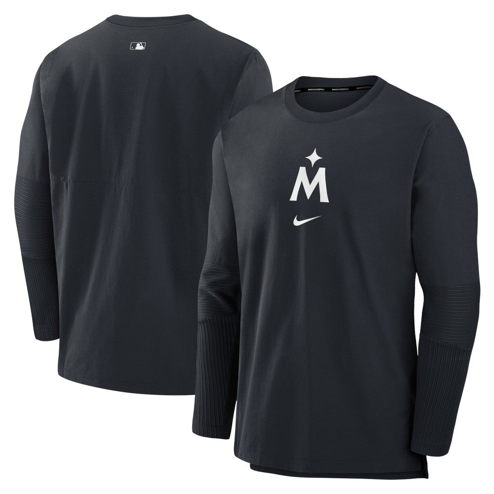 Minnesota Twins Authentic Collection Player Dri-FIT Lightweight Pullover Navy | Nike