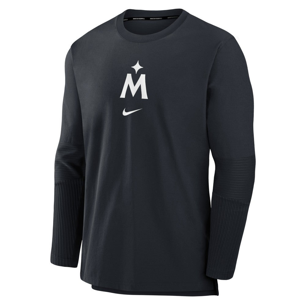 Minnesota Twins Authentic Collection Player Dri-FIT Lightweight Pullover Navy | Nike