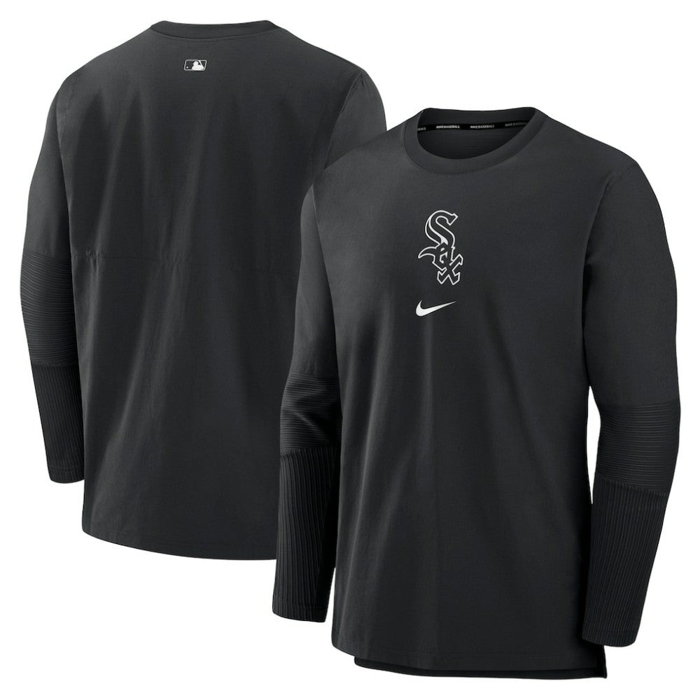 Chicago White Sox Authentic Collection Player Dri-FIT Lightweight Pullover Black | Nike