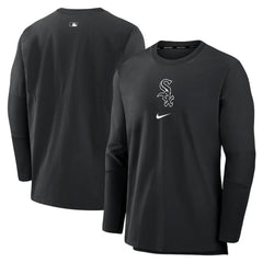 Chicago White Sox Authentic Collection Player Dri-FIT Lightweight Pullover Black | Nike