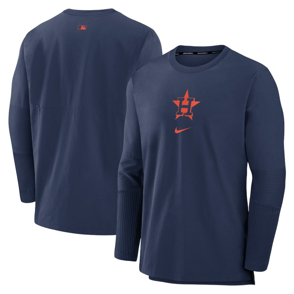 Houston Astros Authentic Collection Player Dri-FIT Lightweight Pullover Navy | Nike