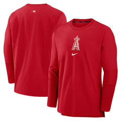 Los Angeles Angels Authentic Collection Player Dri-FIT Lightweight Pullover Red | Nike