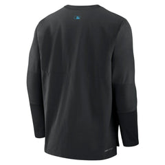 Miami Marlins Authentic Collection Player Dri-FIT Lightweight Pullover Black | Nike