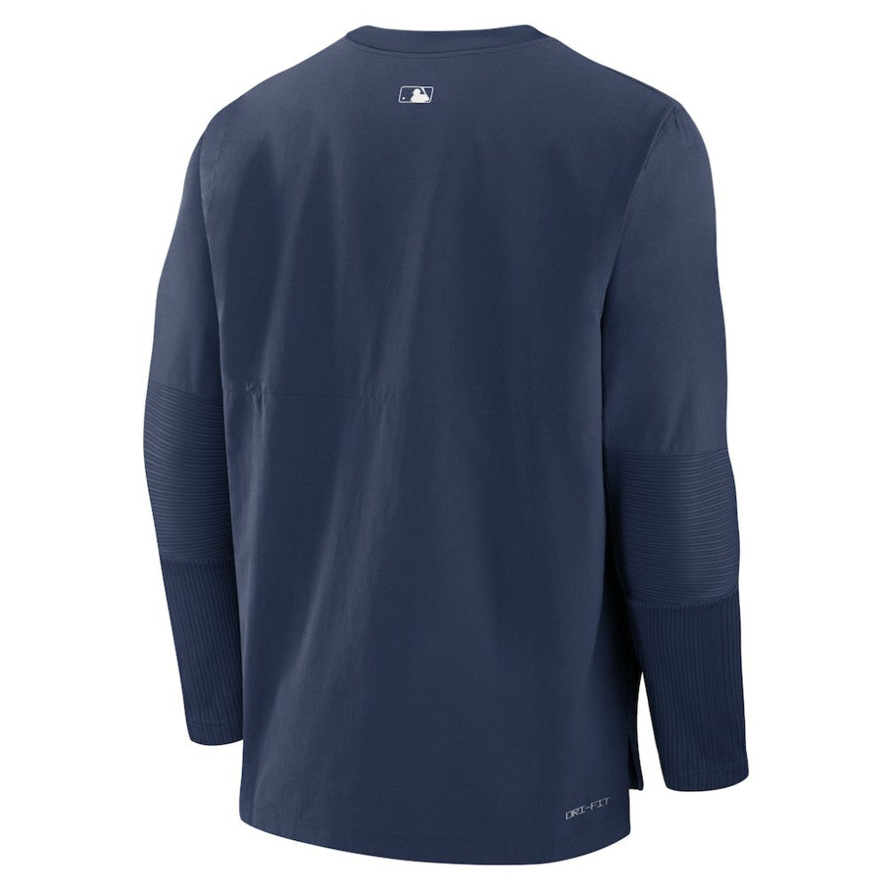 Tampa Bay Rays Authentic Collection Player Dri-FIT Lightweight Pullover Navy | Nike