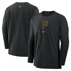 Pittsburgh Pirates Authentic Collection Player Dri-FIT Lightweight Pullover Black | Nike