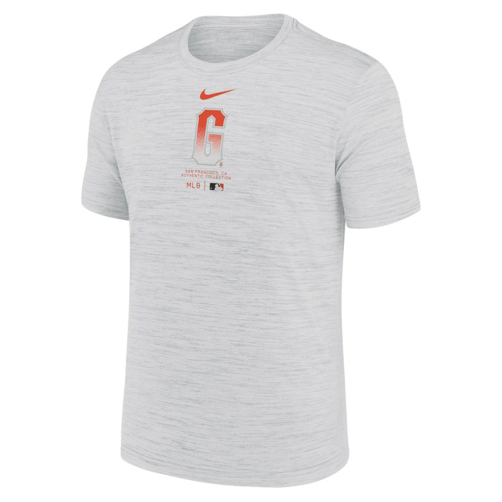 San Francisco Giants City Connect Authentic Collection Practice Velocity Performance T-Shirt White | Nike